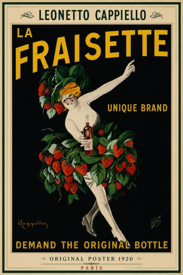 Leonetto Cappiello La Fraisette No4 - Juliste