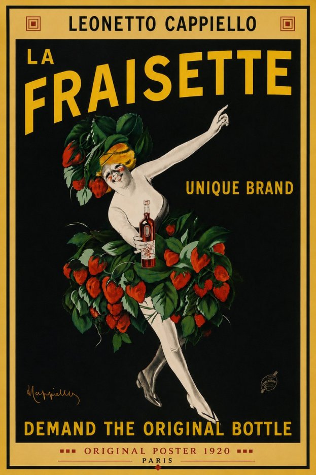 Leonetto Cappiello La Fraisette No6 - Juliste