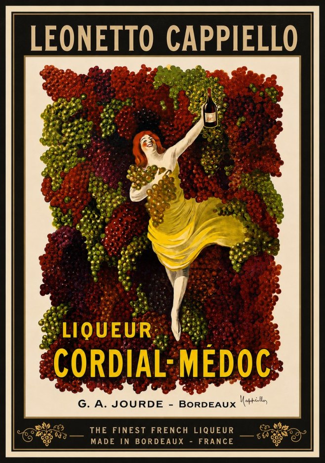 Leonetto Cappiello Liqueur Cordial-médoc No4 - Juliste