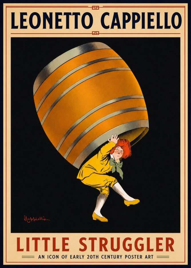 Leonetto Cappiello Little Struggler No5 - Juliste