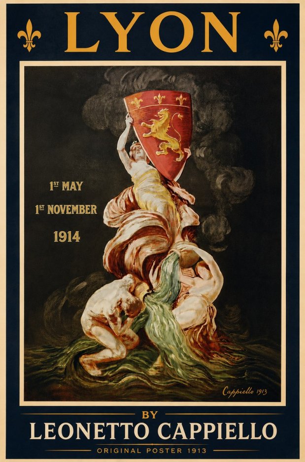 Leonetto Cappiello Lyon No3 - Juliste