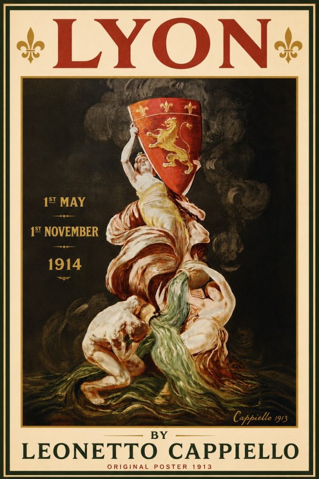 Leonetto Cappiello Lyon No5 - Juliste