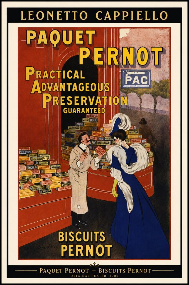Leonetto Cappiello Paquet Pernot – Biscuits Pernot No2 - Juliste