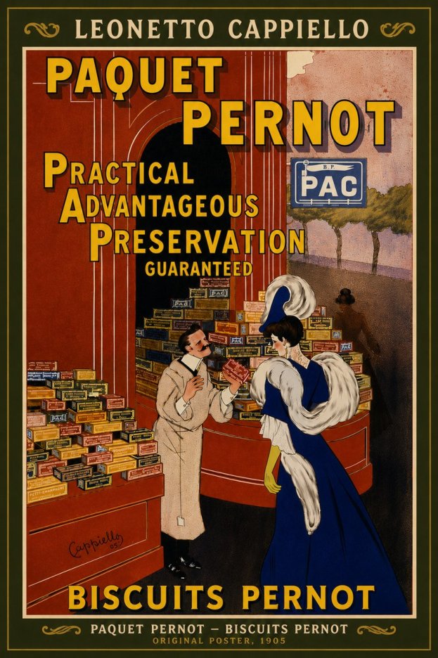 Leonetto Cappiello Paquet Pernot – Biscuits Pernot No6 - Juliste