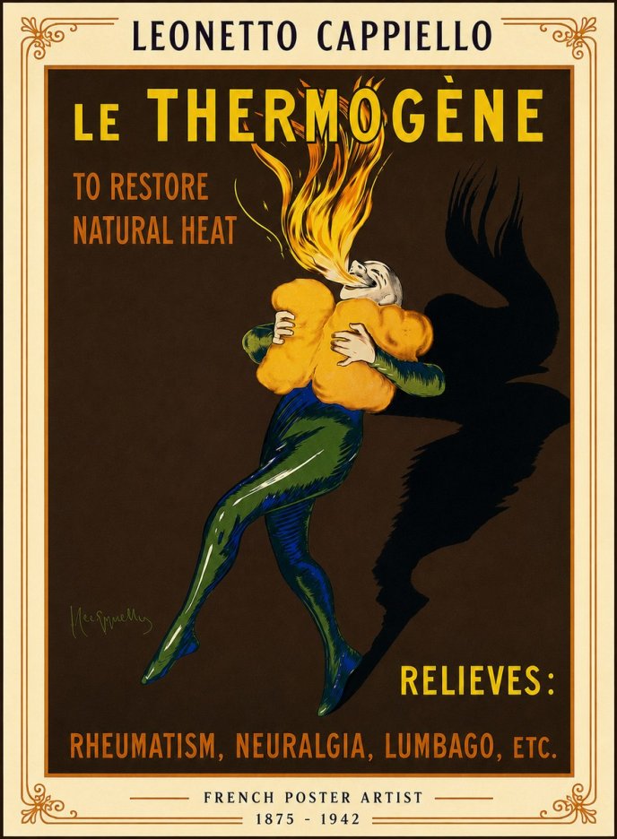 Leonetto Cappiello Le Thermogène No5 - Juliste