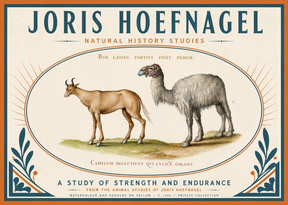 Joris Hoefnagel A Study of Strength and Endurance No4 - Juliste