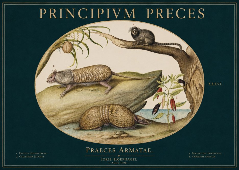 Joris Hoefnagel Praeces Armatae. No3 - Juliste