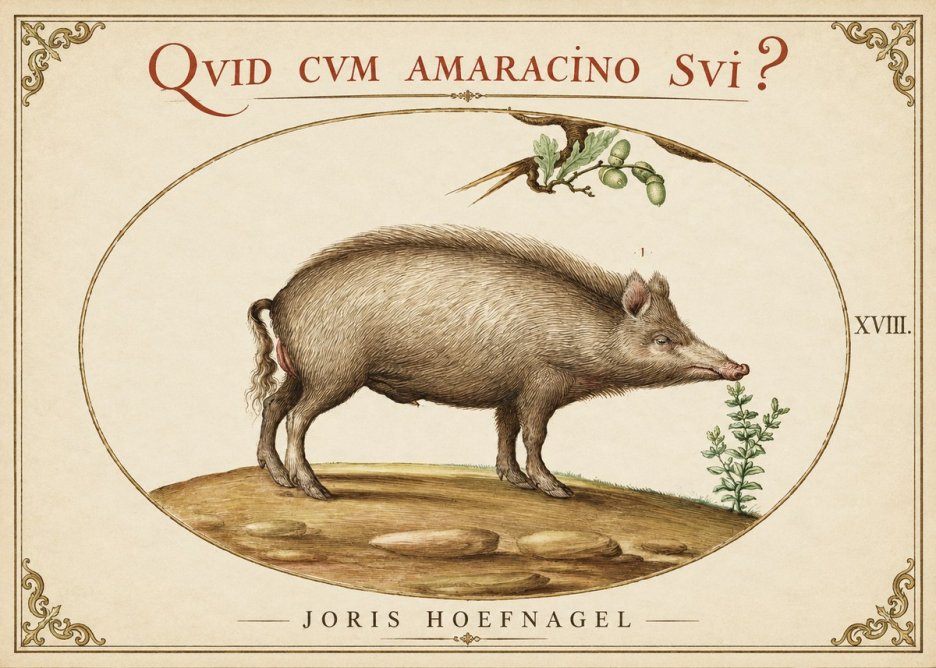 Joris Hoefnagel Qvid Cvm Amaracino Svi? No1 - Juliste