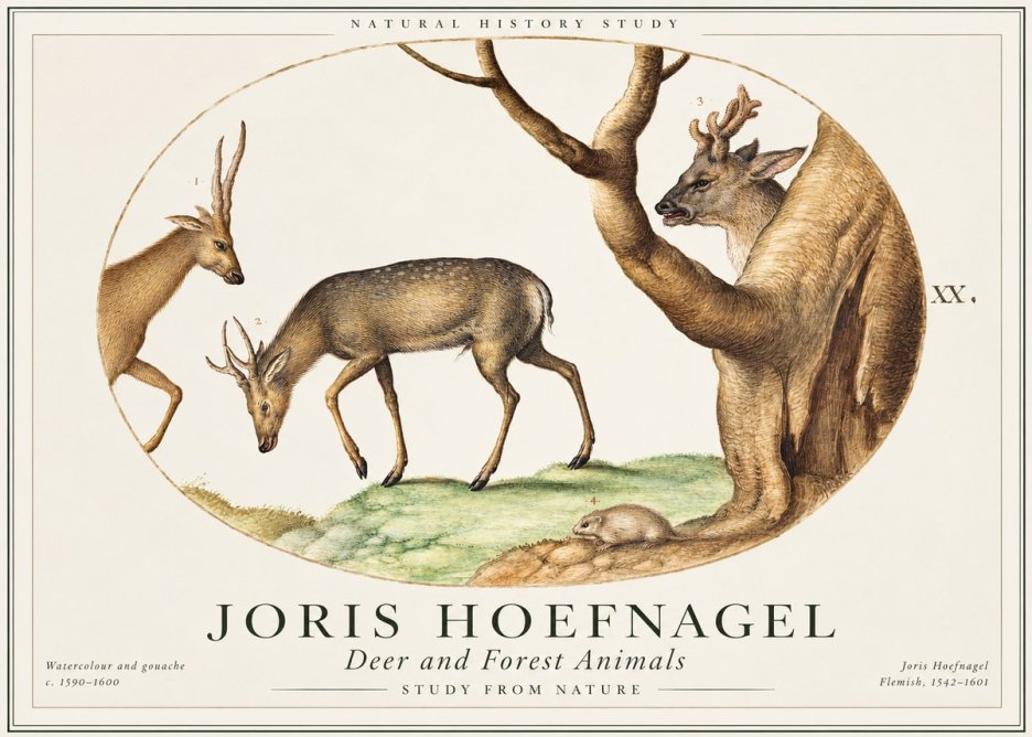 Joris Hoefnagel Do Not Rush Against the Lion. No2 - Juliste