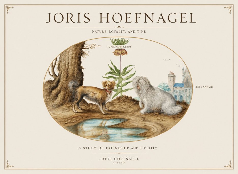 Joris Hoefnagel A Study of Friendship and Fidelity No1 - Juliste