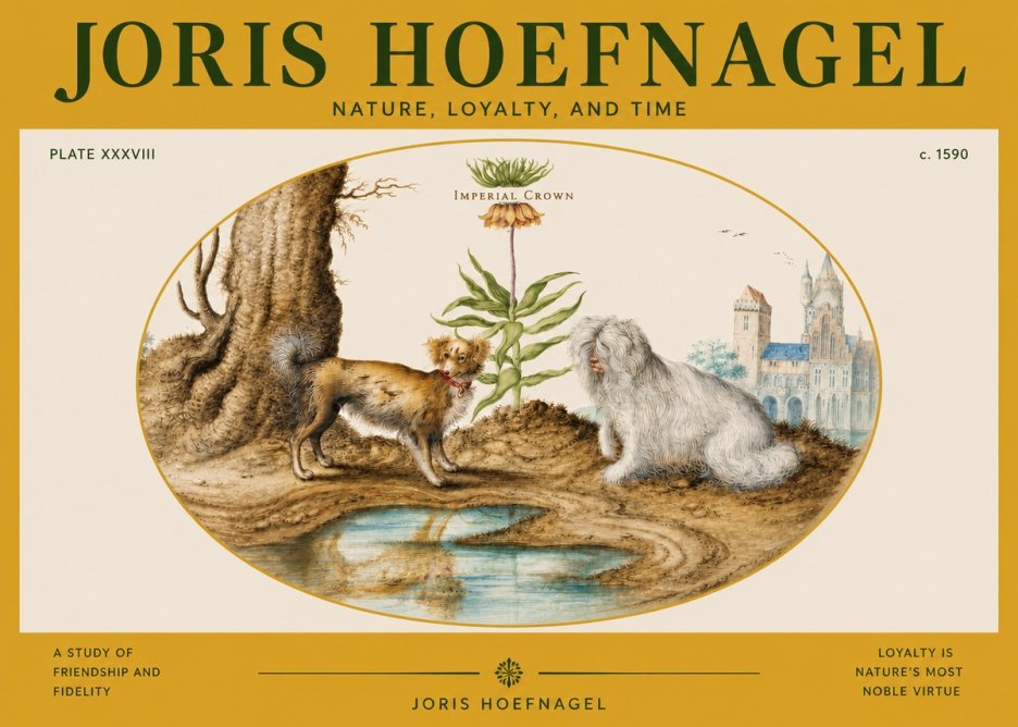 Joris Hoefnagel A Study of Friendship and Fidelity No3 - Juliste