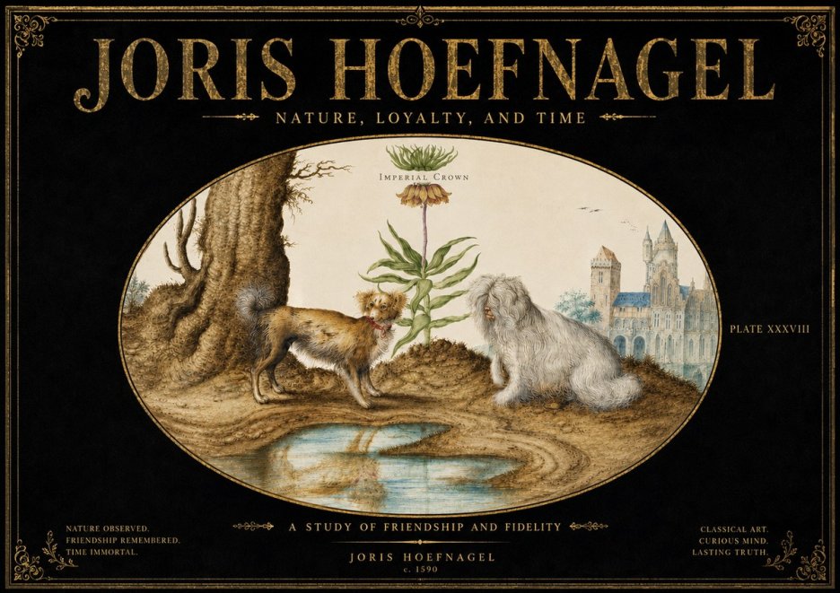 Joris Hoefnagel A Study of Friendship and Fidelity No5 - Juliste