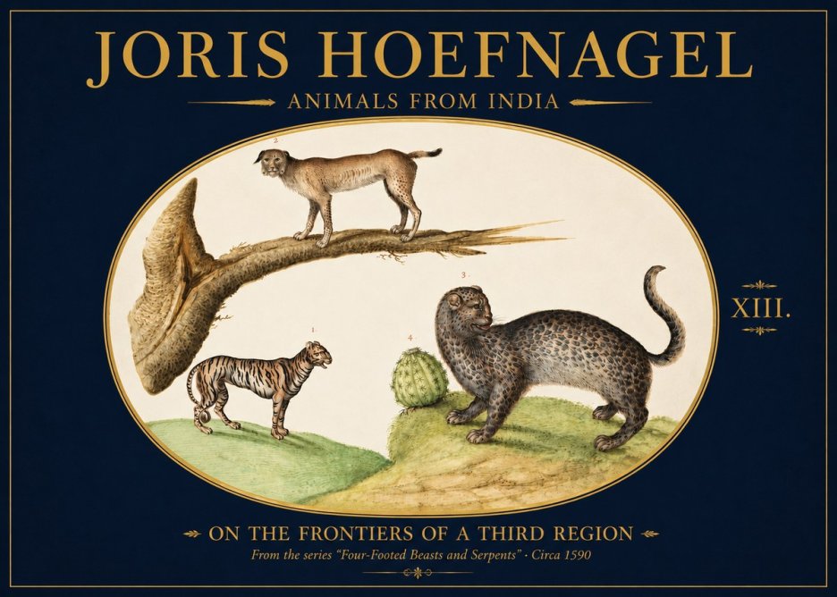 Joris Hoefnagel Four Beasts No4 - Juliste