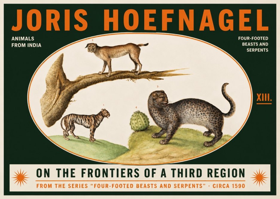 Joris Hoefnagel Four Beasts No5 - Juliste