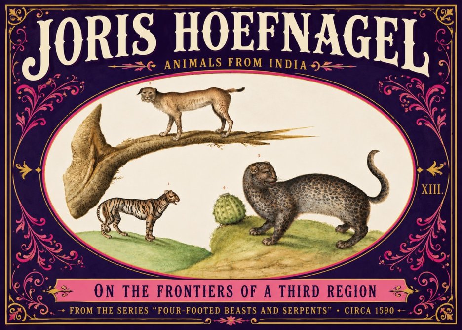 Joris Hoefnagel Four Beasts No6 - Juliste