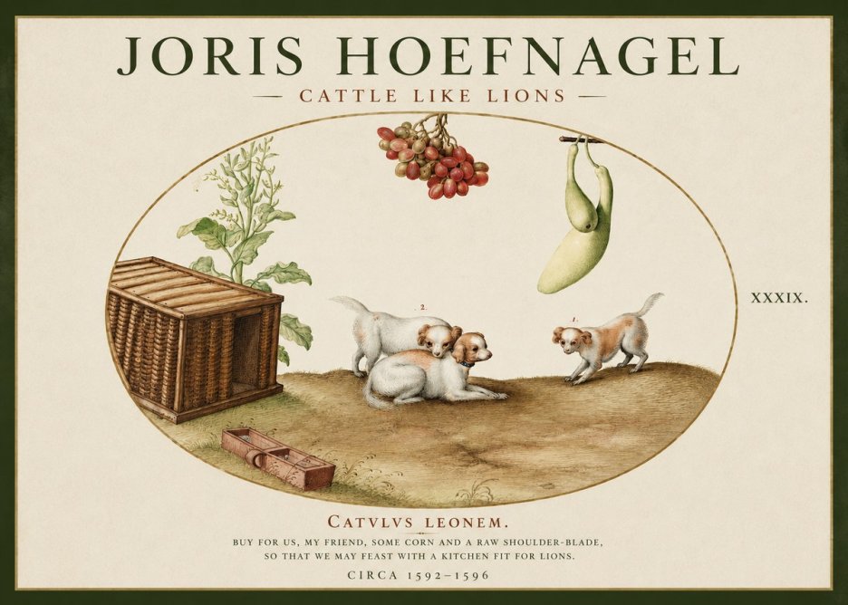 Joris Hoefnagel Cattle Like Lions No2 - Juliste