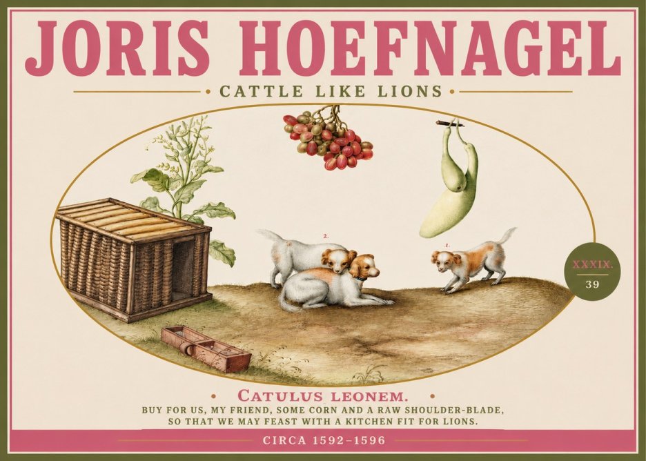 Joris Hoefnagel Cattle Like Lions No3 - Juliste