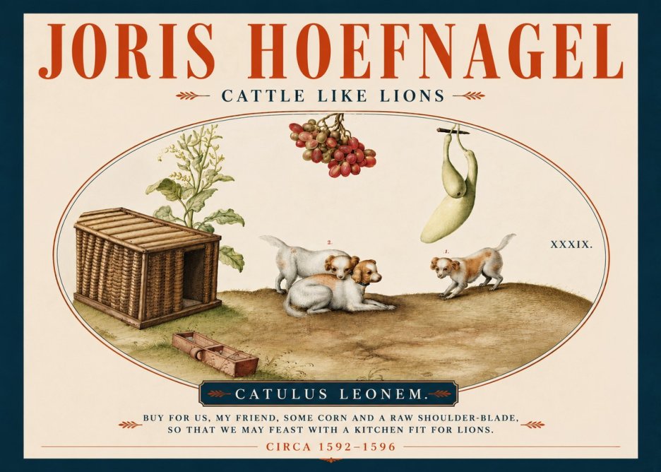 Joris Hoefnagel Cattle Like Lions No4 - Juliste