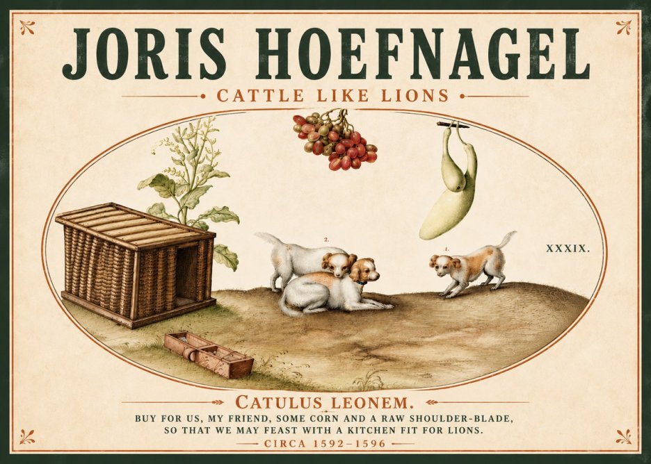 Joris Hoefnagel Cattle Like Lions No5 - Juliste