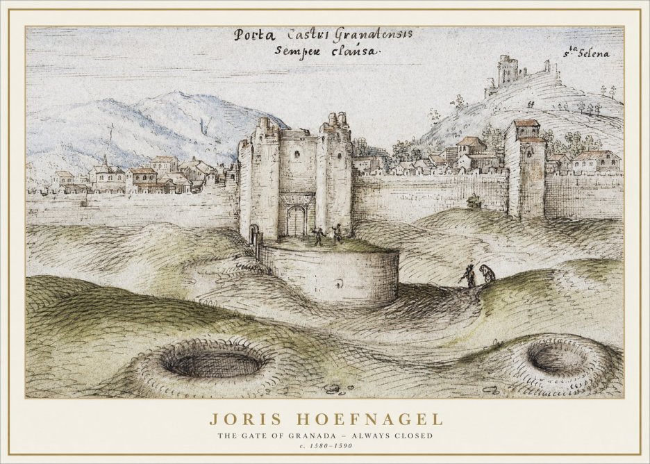 Joris Hoefnagel The Gate of Granada - Always Closed No1 - Juliste