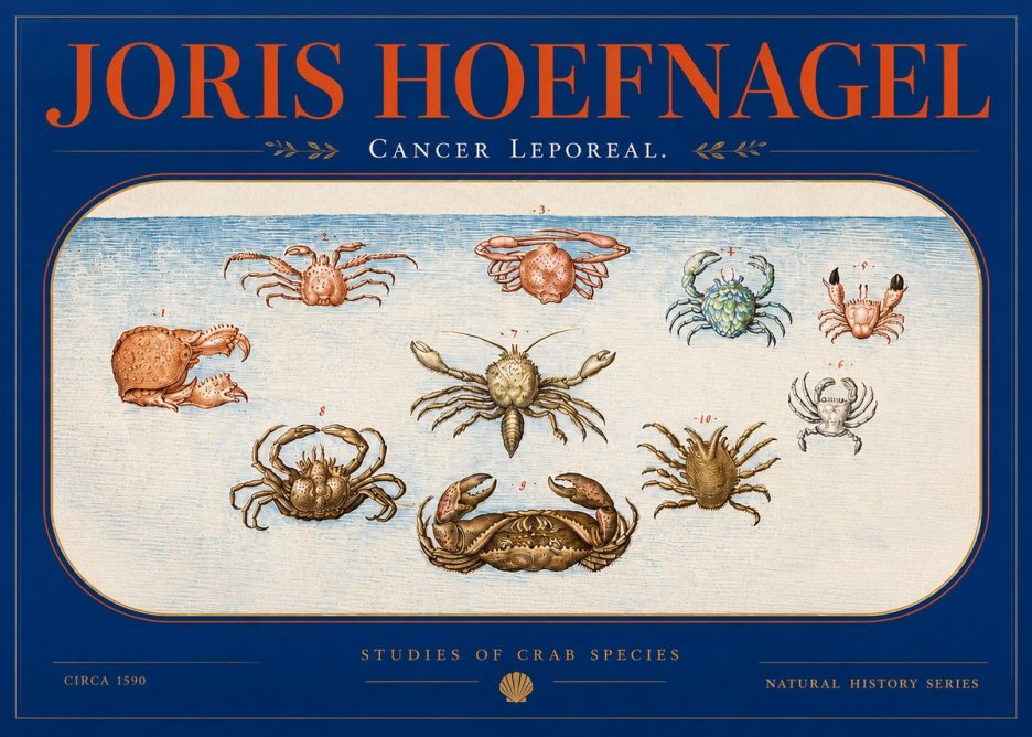 Joris Hoefnagel Cancer Leporeal. No2 - Juliste