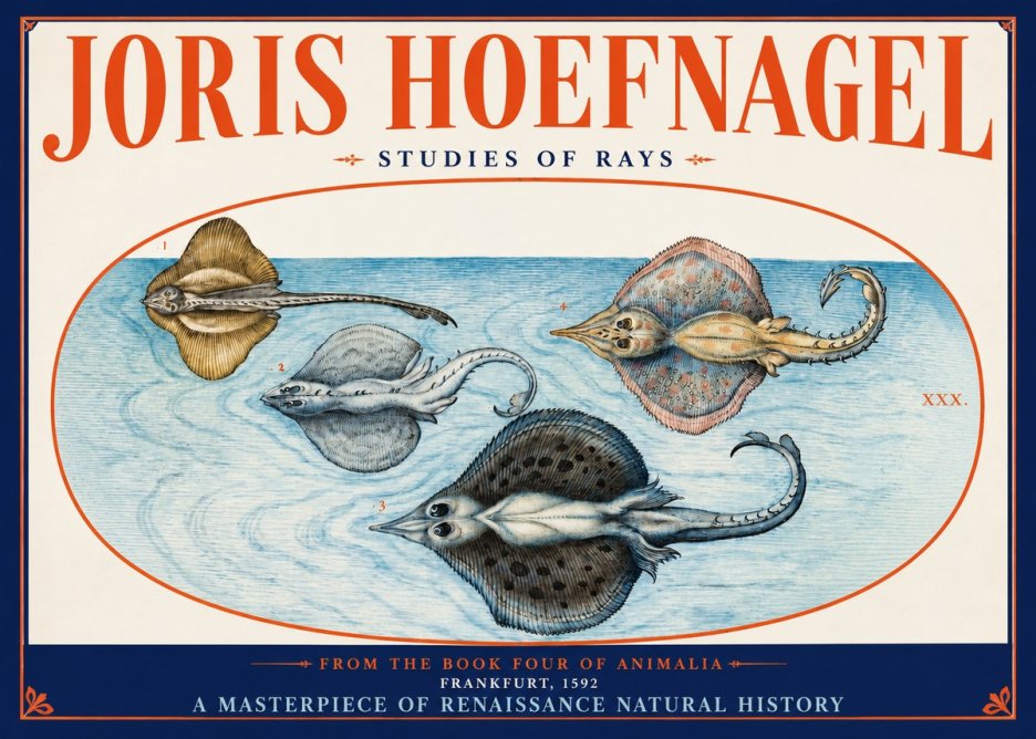 Joris Hoefnagel Rays and Skates No3 - Juliste