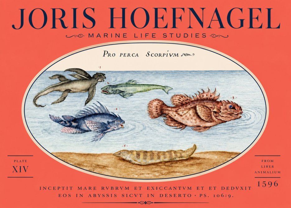Joris Hoefnagel Pro Perca Scorpivm No5 - Juliste
