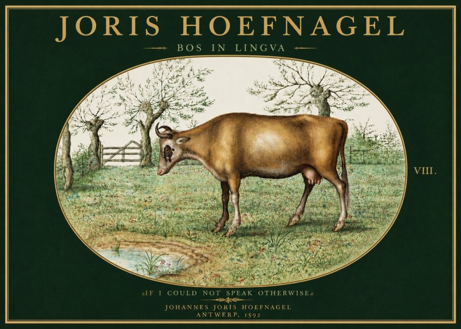 Joris Hoefnagel Bos in Lingva No5 - Juliste
