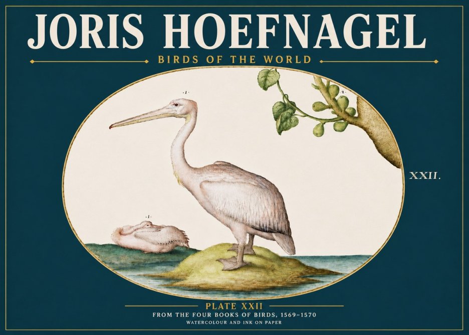 Joris Hoefnagel Plate Xxii No5 - Juliste
