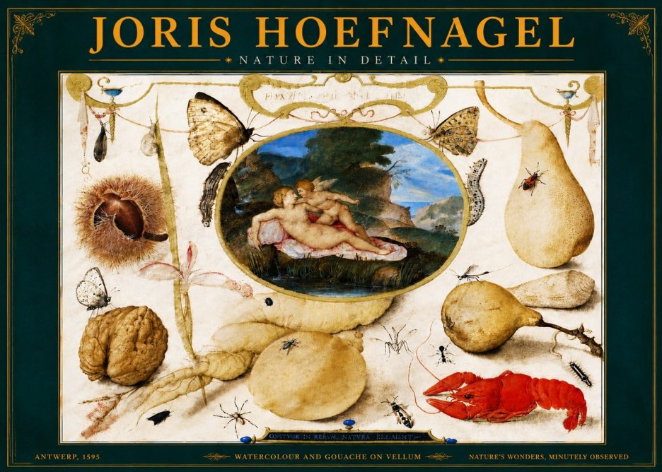 Joris Hoefnagel Nature in Detail No5 - Juliste