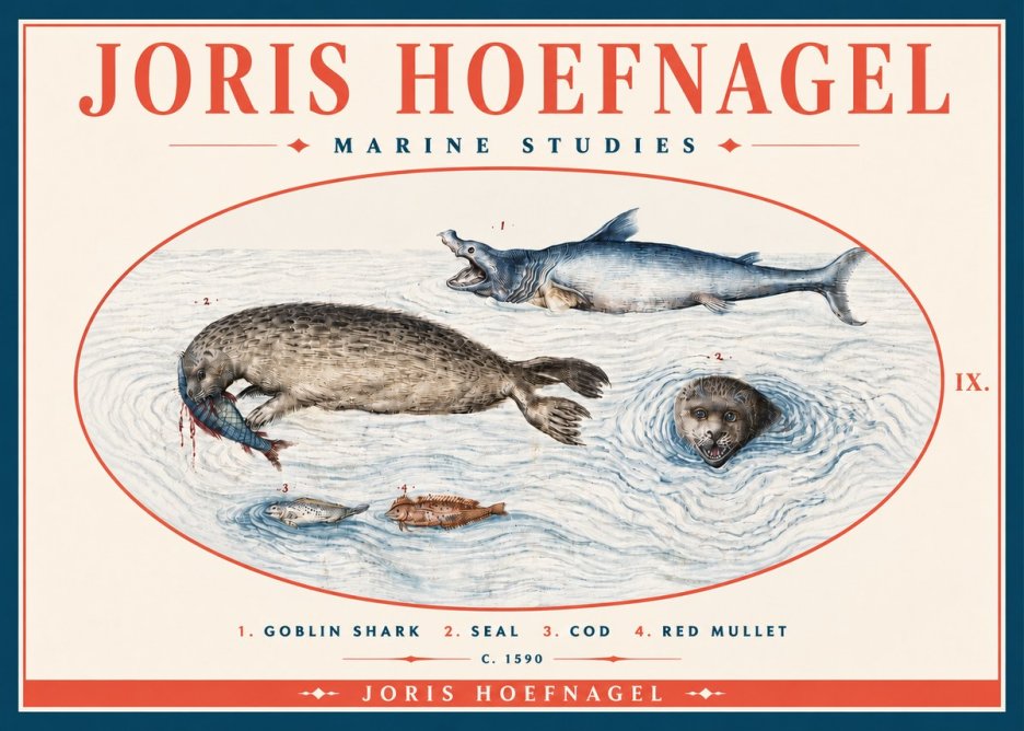 Joris Hoefnagel Marine Studies No4 - Juliste