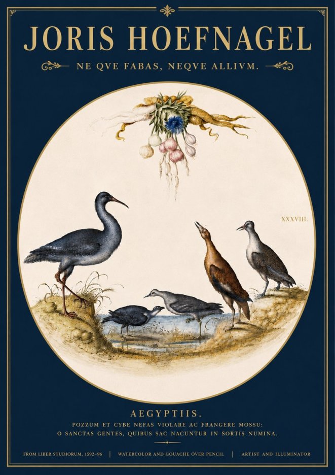 Joris Hoefnagel Aegyptiis. No4 - Juliste