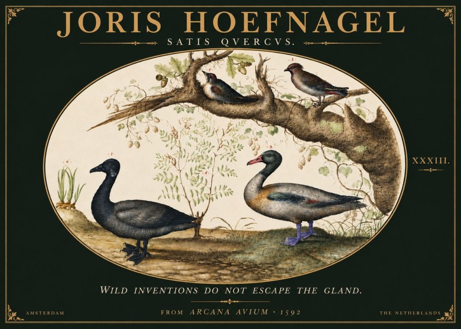 Joris Hoefnagel Satis Quercus. Birds of the Marsh No6 - Juliste