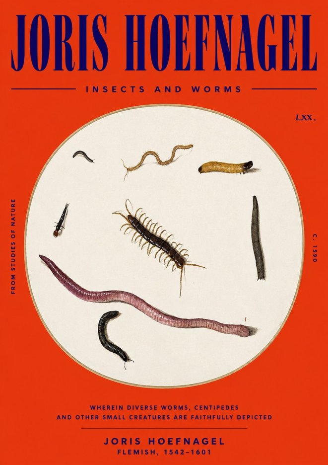 Joris Hoefnagel Creatures of the Earth II No6 - Juliste