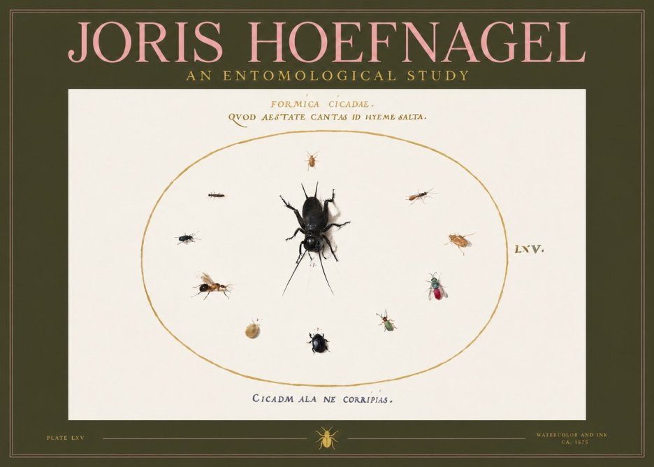 Joris Hoefnagel Formica Cicadae No2 - Juliste