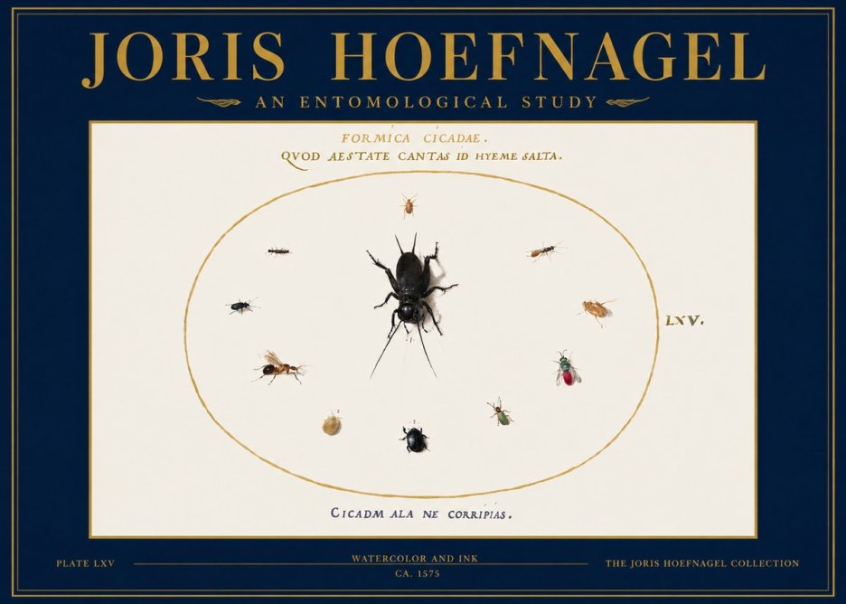 Joris Hoefnagel Formica Cicadae No3 - Juliste