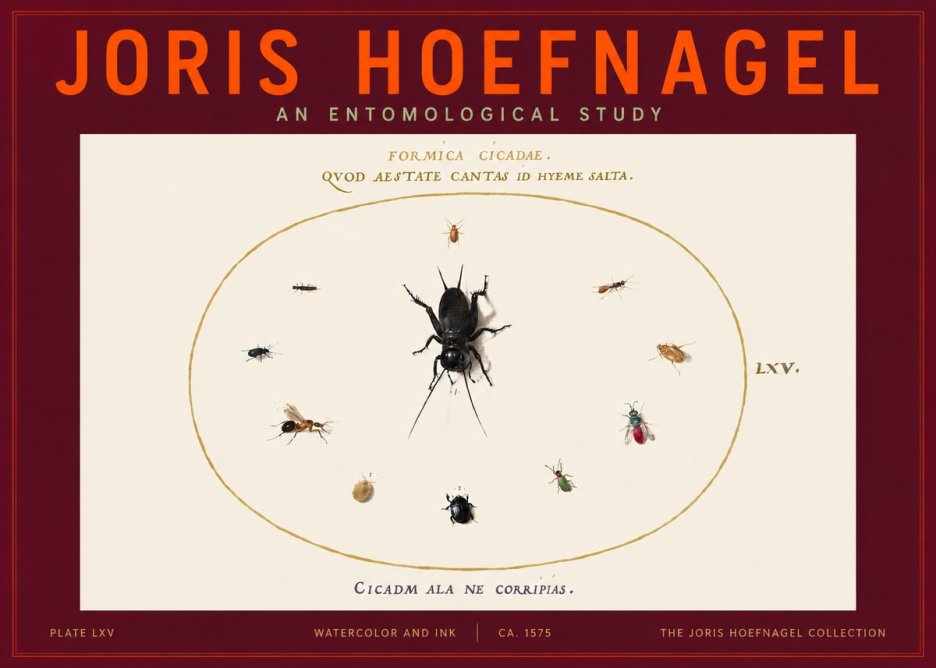 Joris Hoefnagel Formica Cicadae No4 - Juliste