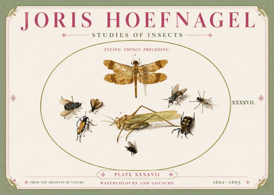 Joris Hoefnagel Flying Things Preceding. No5 - Juliste