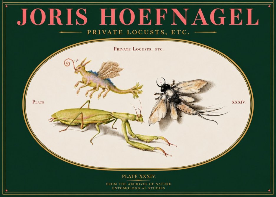 Joris Hoefnagel Privs Locvsta Bovem. No4 - Juliste