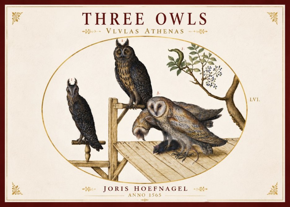 Joris Hoefnagel Vlvlas Athenas No4 - Juliste