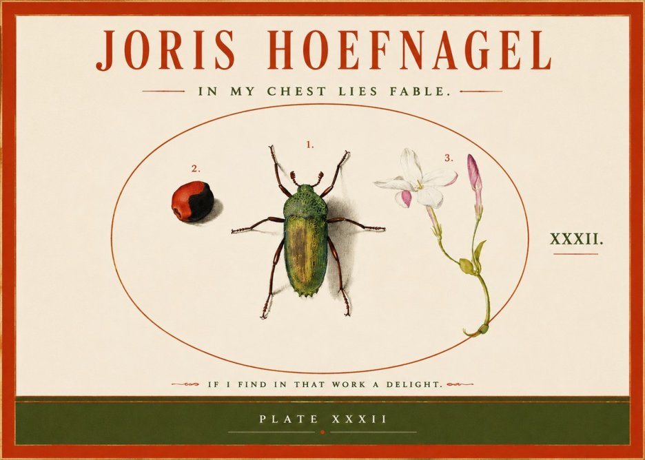 Joris Hoefnagel In My Chest Lies Fable No2 - Juliste