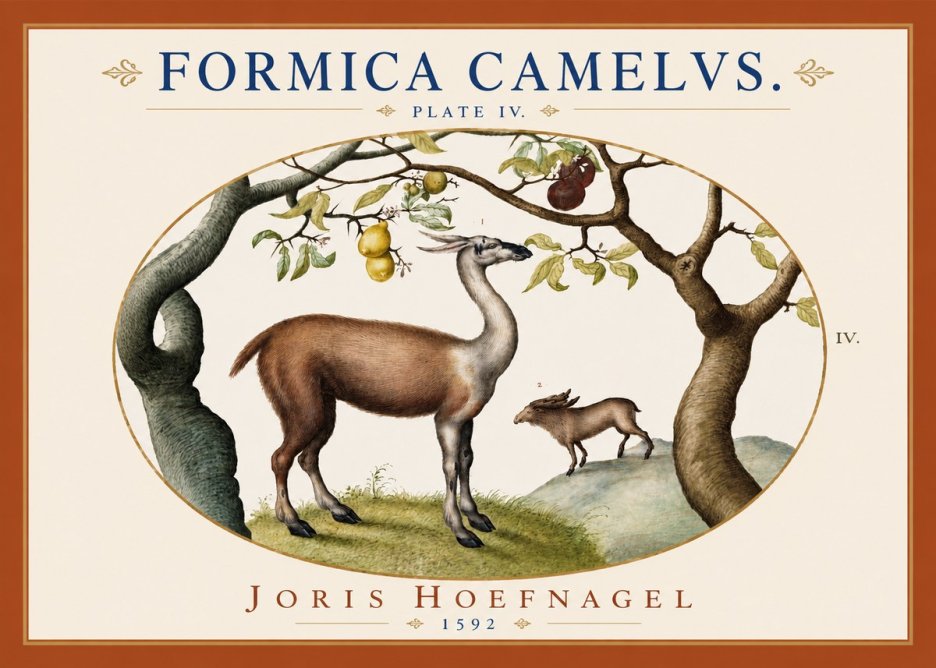 Joris Hoefnagel Formicamelus. No4 - Juliste