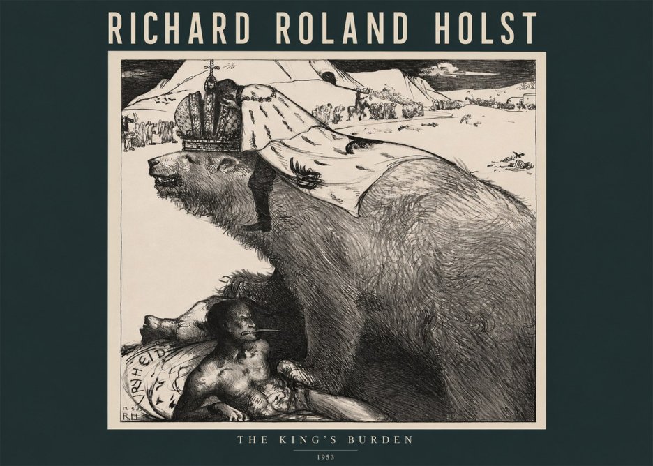 Richard Roland Holst The King's Burden No2 - Juliste