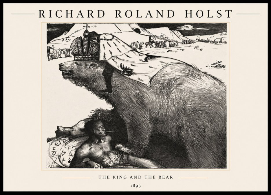 Richard Roland Holst The King's Burden No3 - Juliste