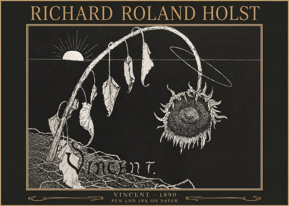 Richard Roland Holst Vincent No2 - Juliste