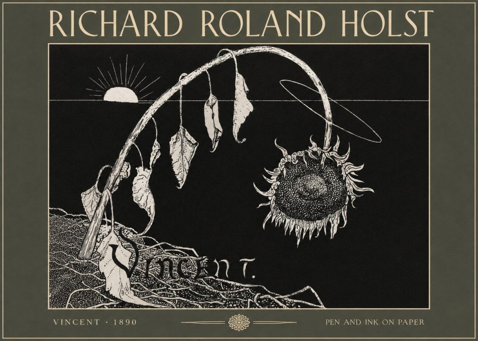 Richard Roland Holst Vincent No4 - Juliste