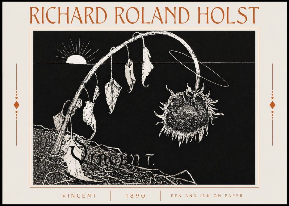 Richard Roland Holst Vincent No6 - Juliste