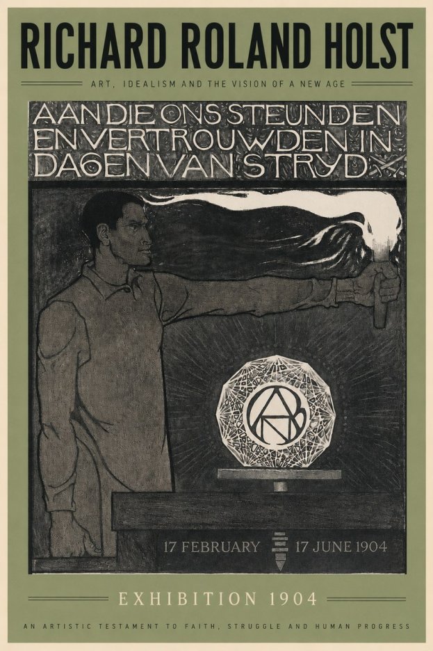 Richard Roland Holst Aan Die Ons Steunden En Vertrouwden in Dagen Van Stryd No2 - Juliste