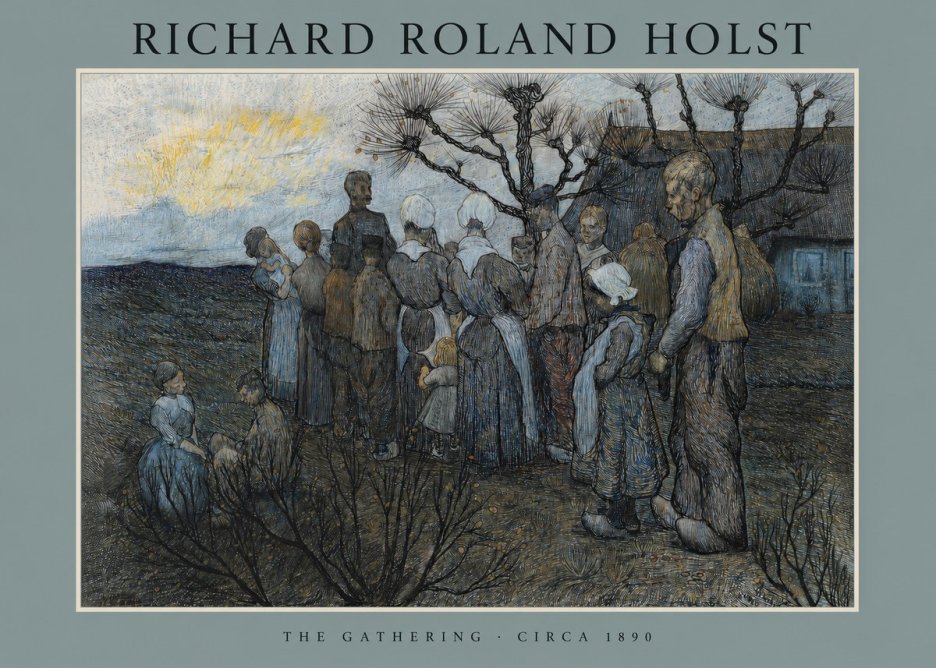 Richard Roland Holst The Gathering No2 - Juliste