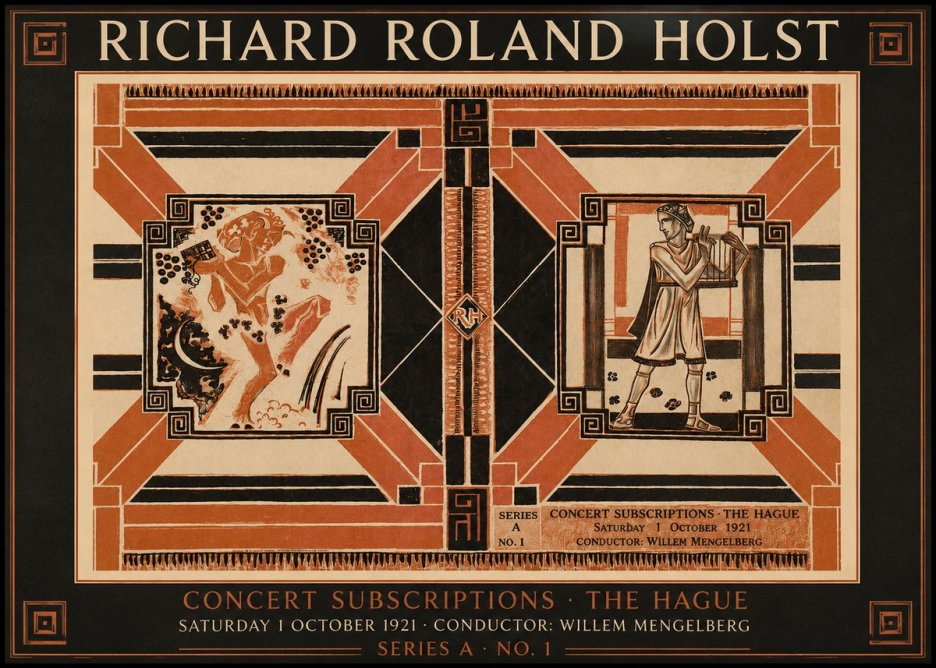 Richard Roland Holst Concert Subscriptions - the Hague No2 - Juliste